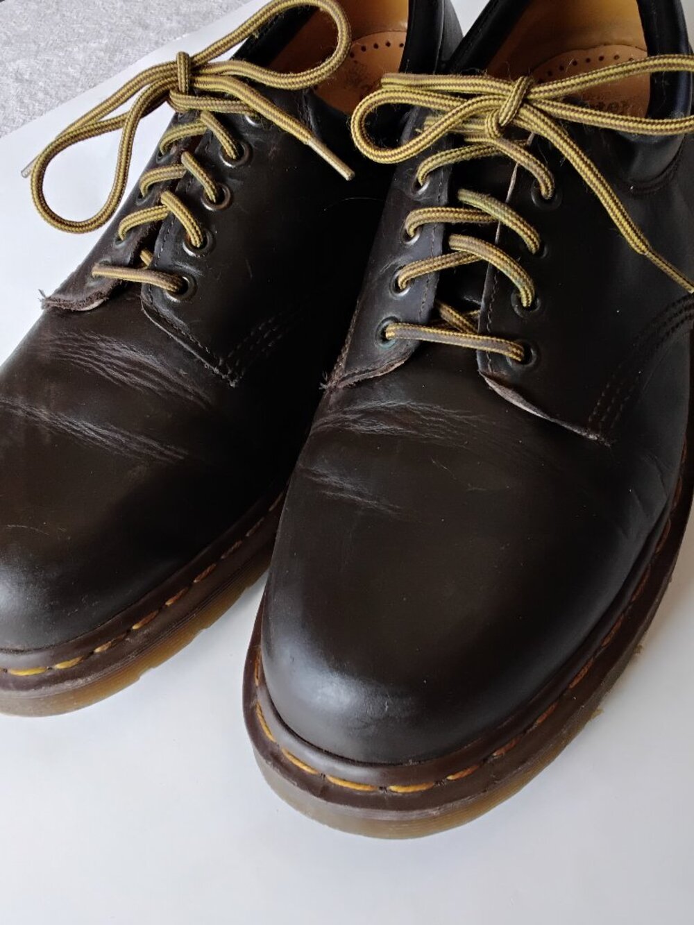 Vintage Dr. Martens 1561/59 Brown Leather Oxford Shoes – Made in England US 12